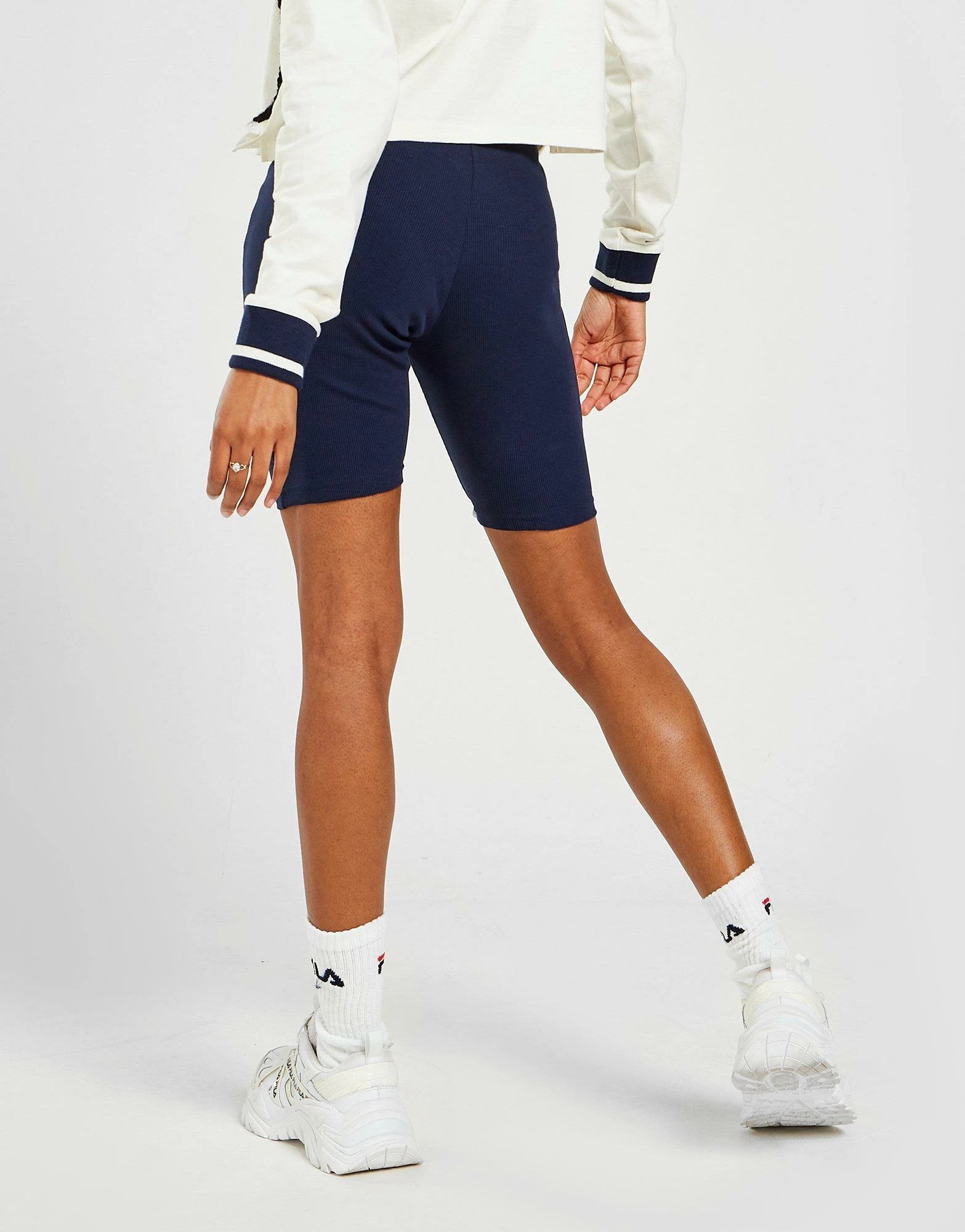 Fila Rib Cycle Shorts Blå - Billede 4