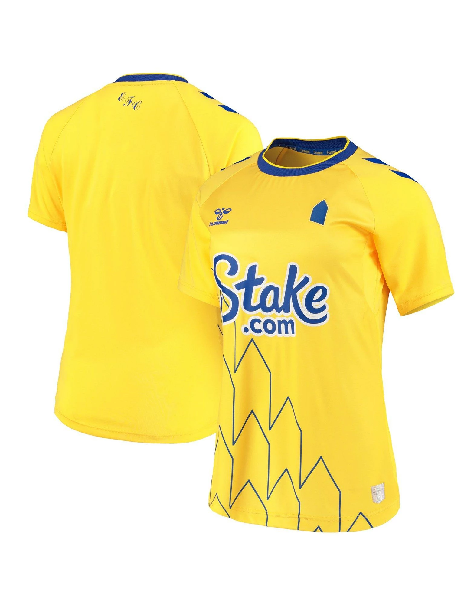 Hummel Everton FC 2022/23 Third Shirt Women's Gul