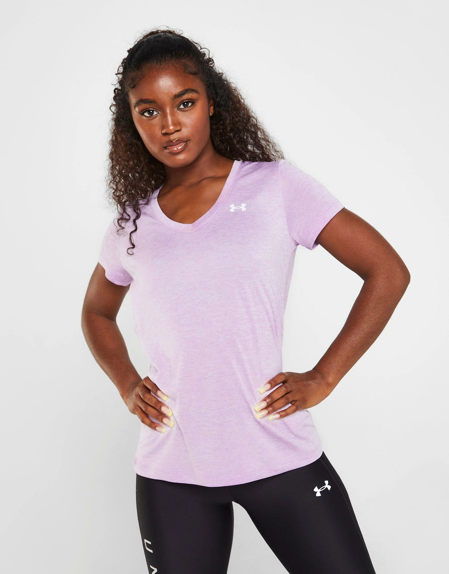 Under Armour Tech Short Sleeve T-Shirt Lilla