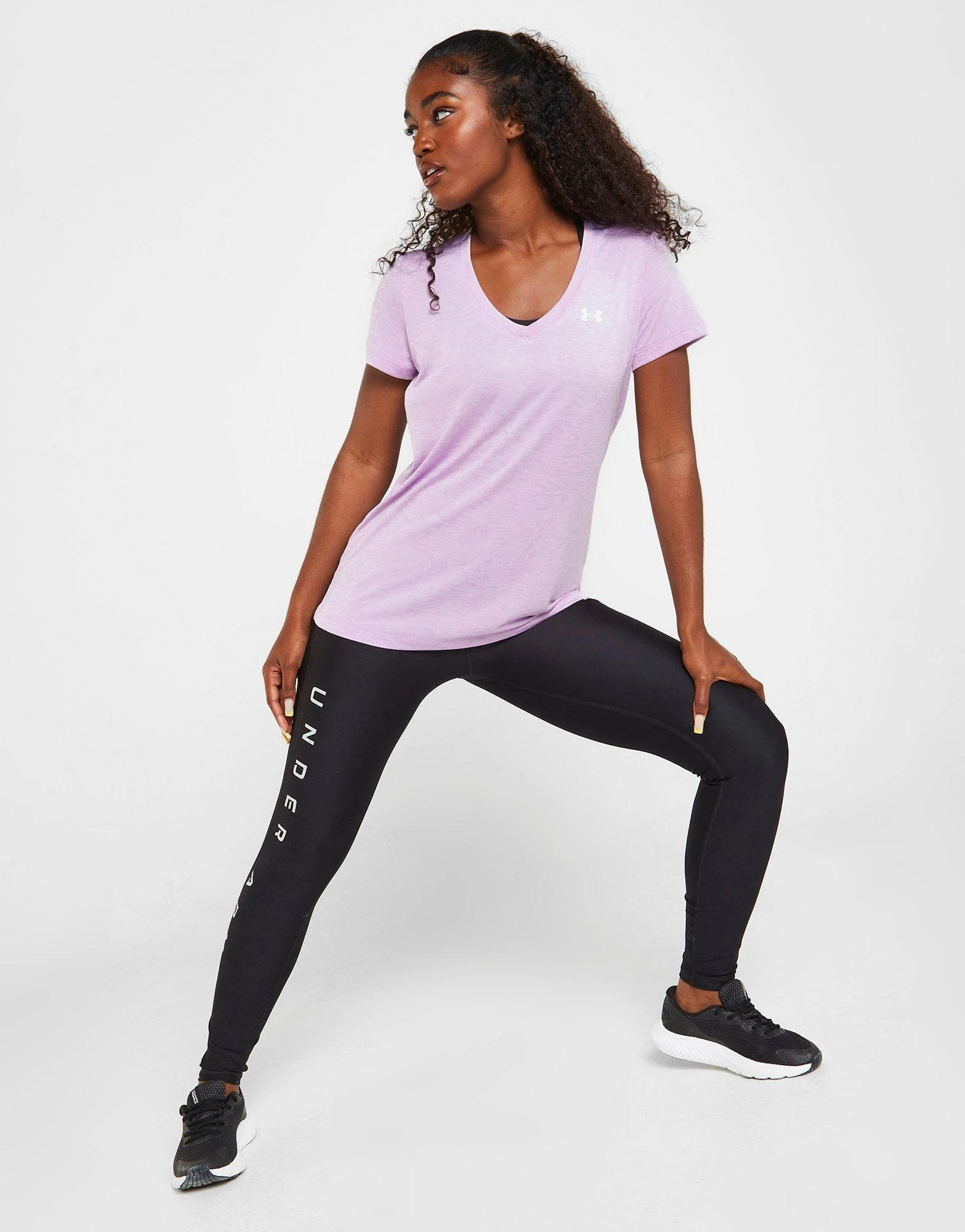 Under Armour Tech Short Sleeve T-Shirt Lilla - Billede 2