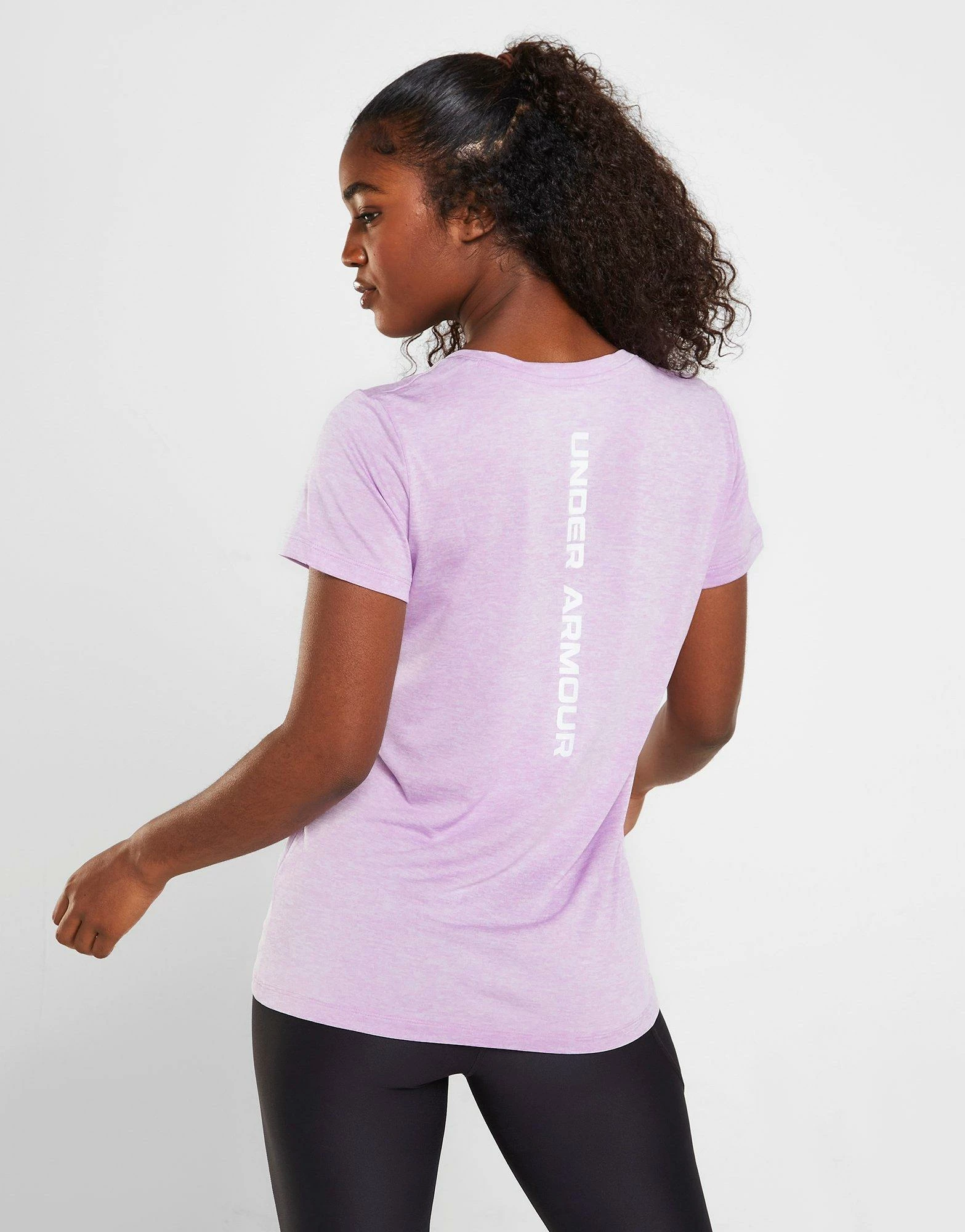 Under Armour Tech Short Sleeve T-Shirt Lilla - Billede 4