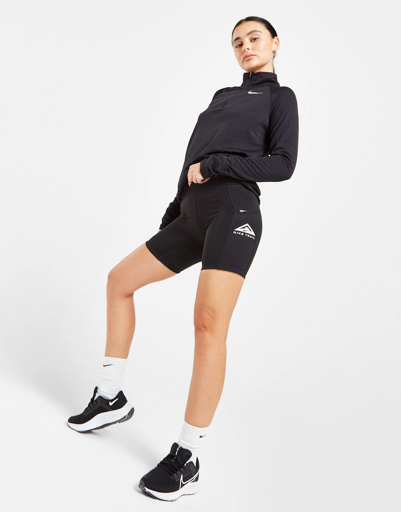 Nike Running Trail Shorts Sort - Billede 5