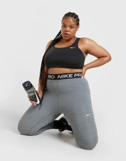 Nike Training Pro Plus Size Tights Grå