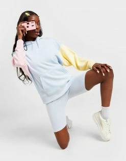 Puma Colour Block Hoodie Blå