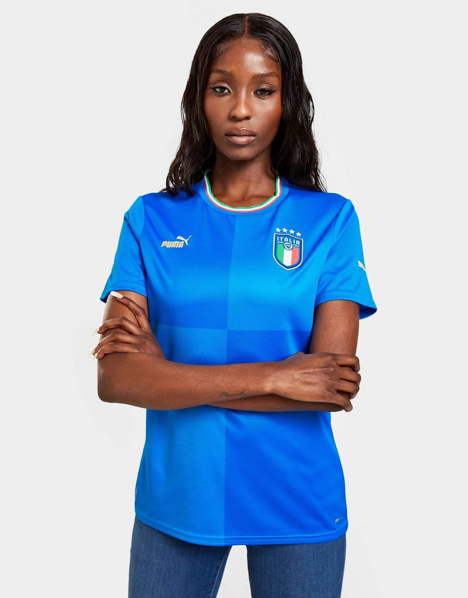 Puma Italy 2022 Home Shirt Women's Blå