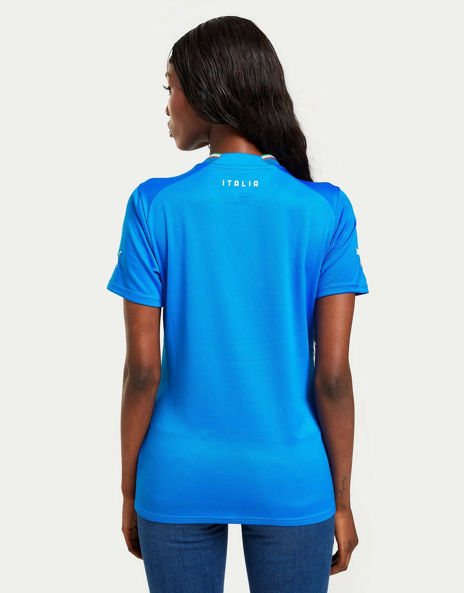 Puma Italy 2022 Home Shirt Women's Blå - Billede 3