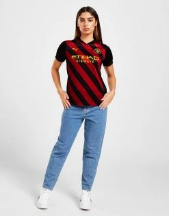 Puma Manchester City FC 2022/23 Udebanetrøje Dame Sort -Pink Soda Sport shop jd 527992 g