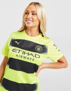 Puma Manchester City FC 2022/23 Third Shirt Women's Gul