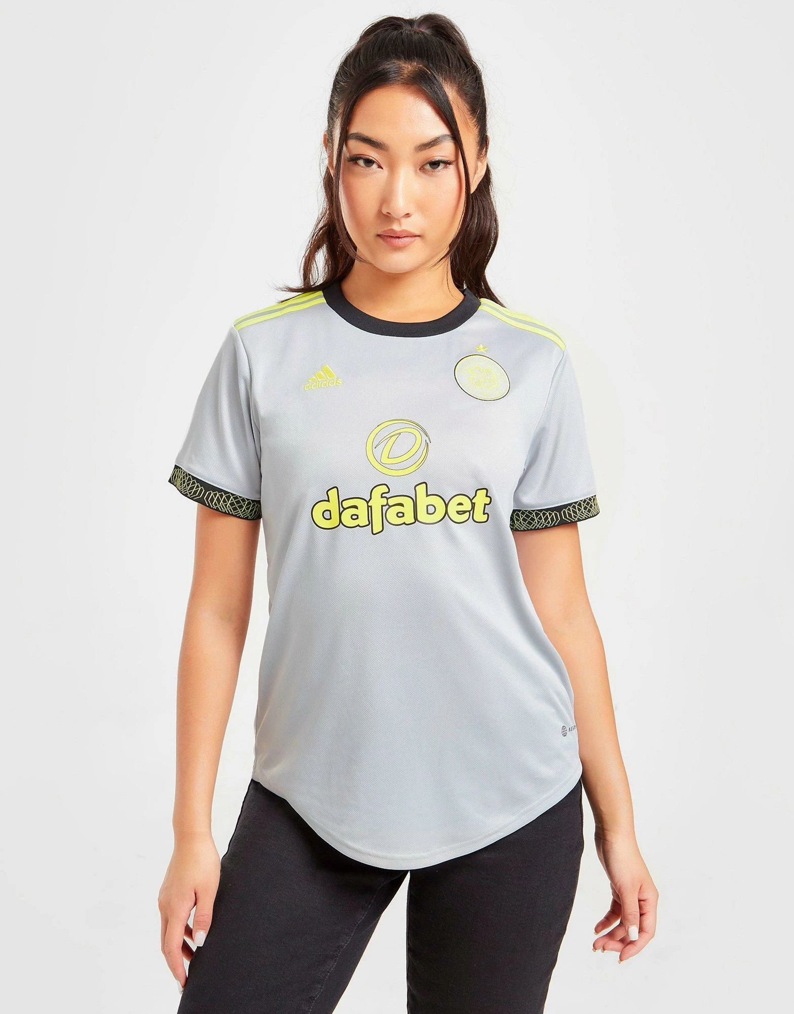 Adidas Celtic FC 2022/23 Third Shirt Women's Grå 3 Adidas Celtic FC 2022/23 Third Shirt Women's Grå