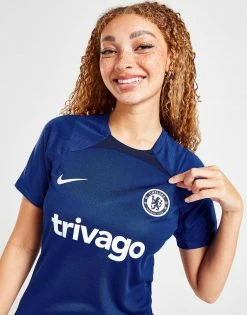 Nike Chelsea FC Strike T-Shirt Dame Blå