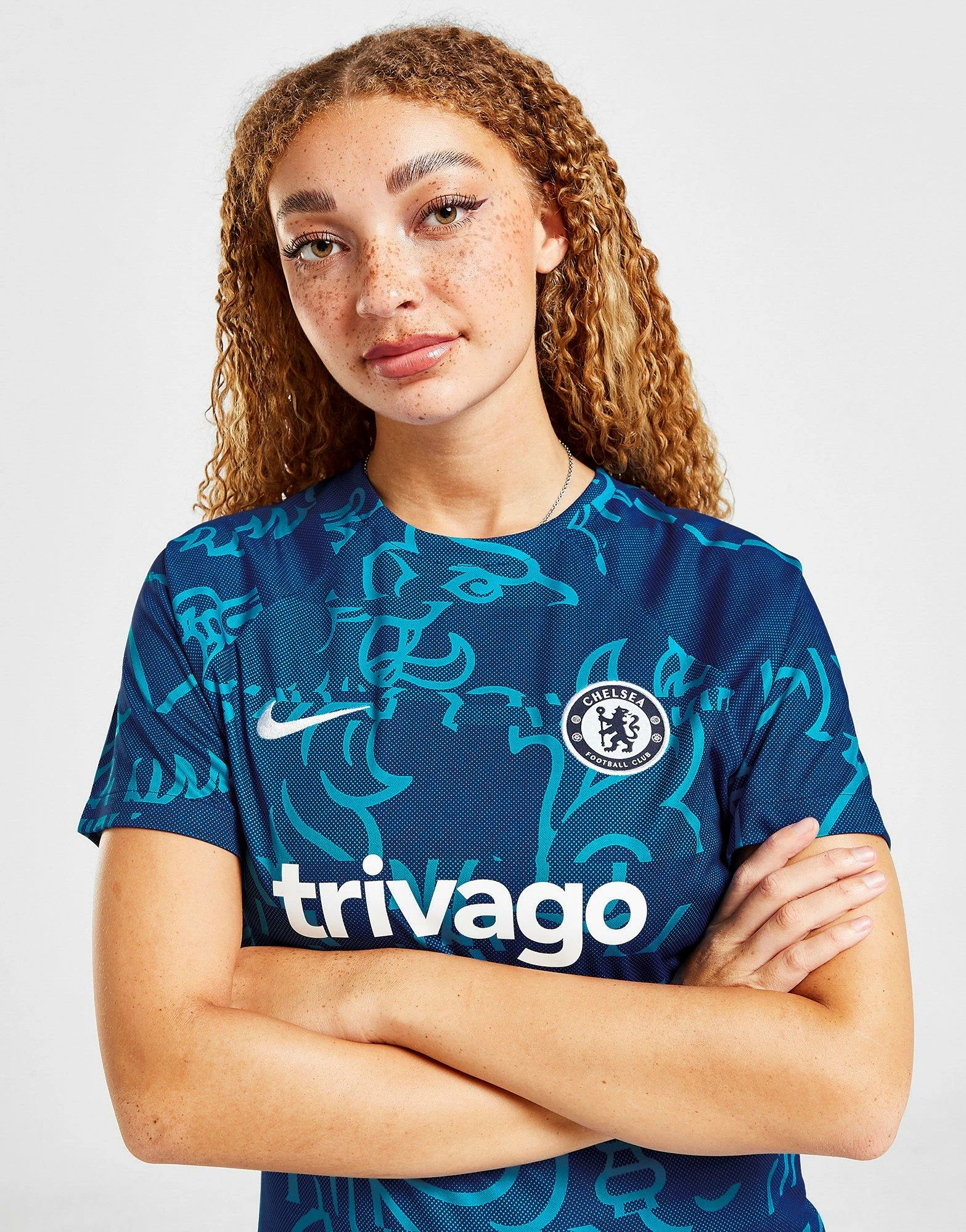 Nike Chelsea FC Pre Match Shirt Blå - Billede 2