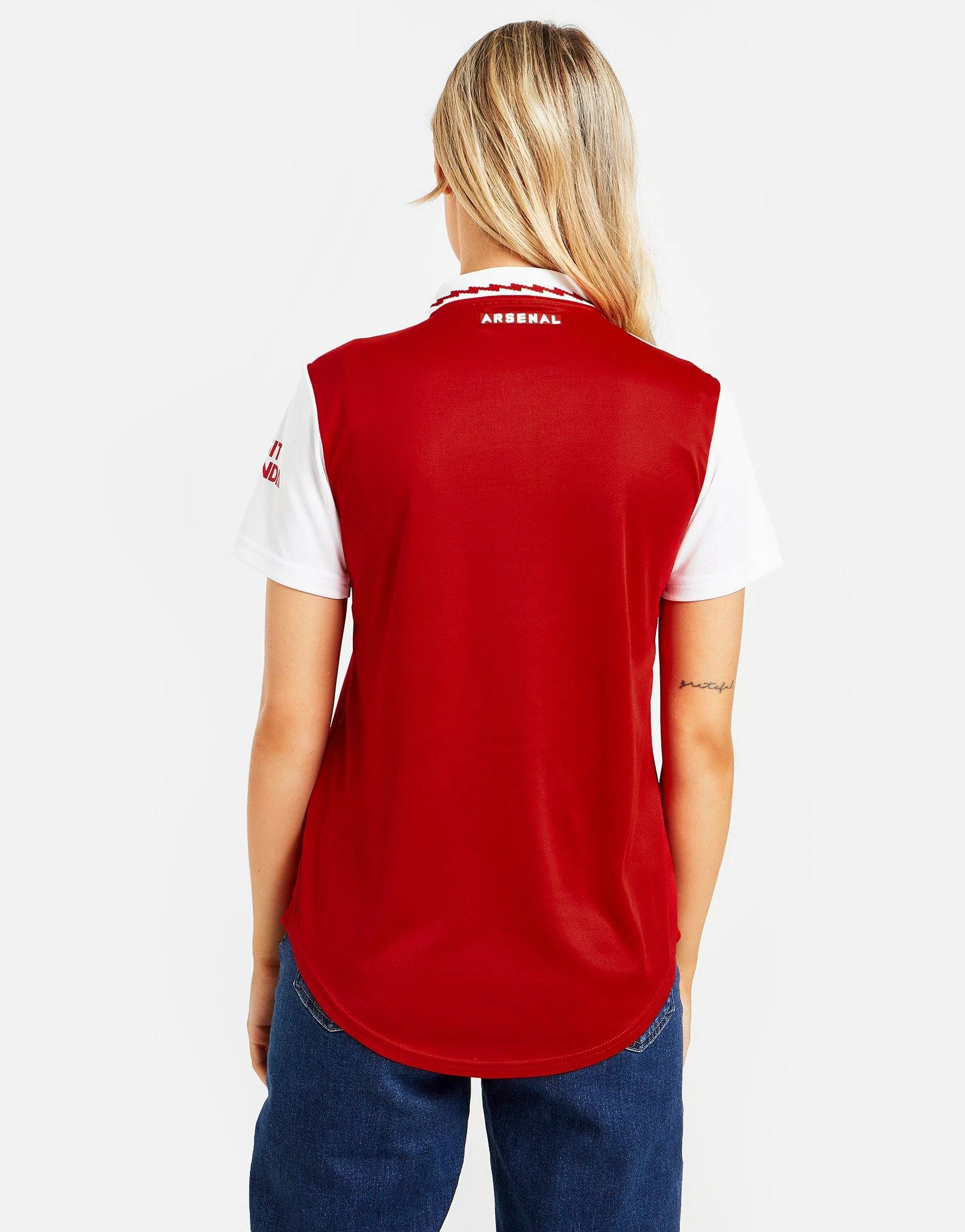 Adidas Arsenal FC 2022/23 Hjemmebanetrøje Dame Rød - Billede 3
