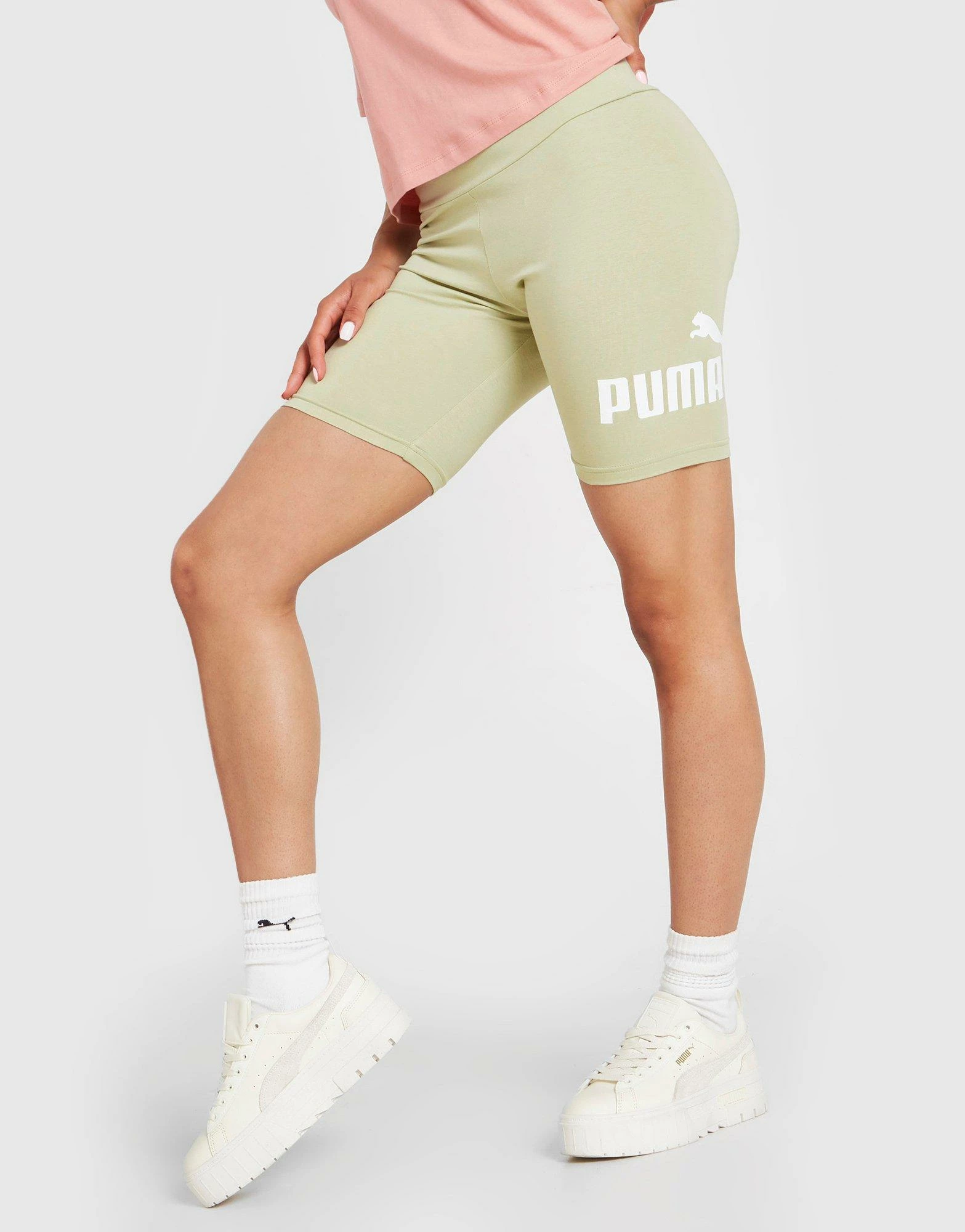 Puma Core Cycle Shorts Dame Grøn - Billede 2
