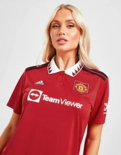 Adidas Manchester United FC 2022/23 Home Shirt Women's Rød