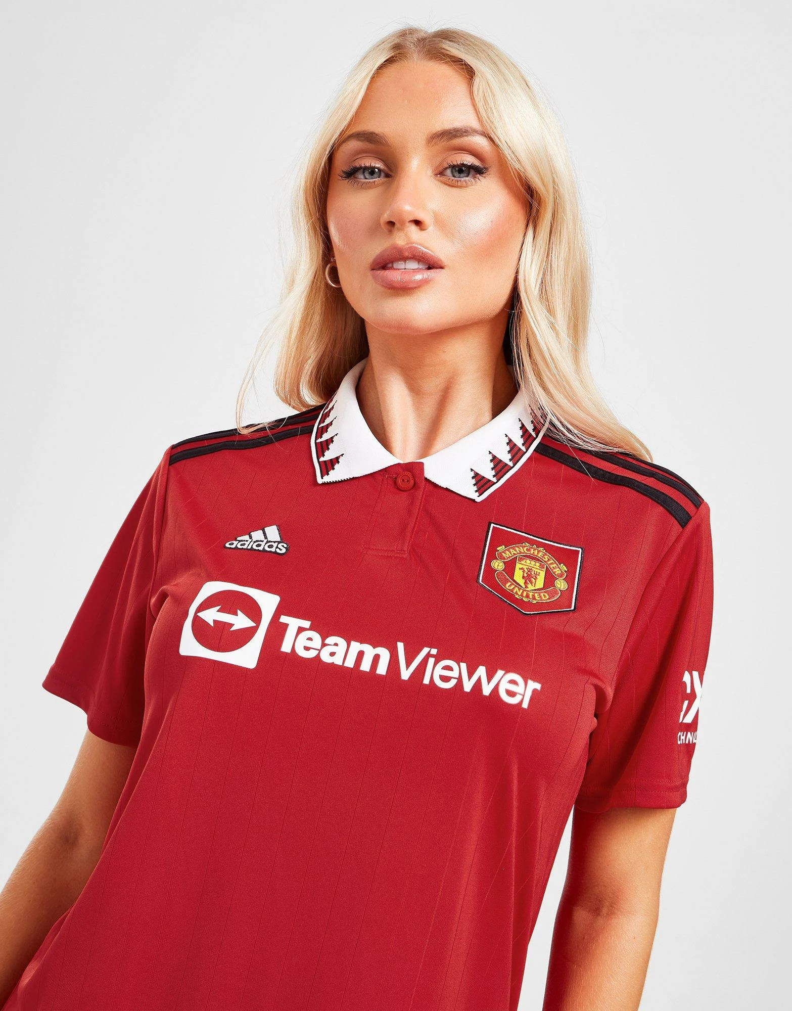 Adidas Manchester United FC 2022/23 Home Shirt Women's Rød