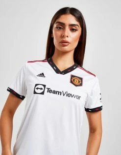 Adidas Manchester United FC 2022/23 Udebanetrøje Dame Hvid