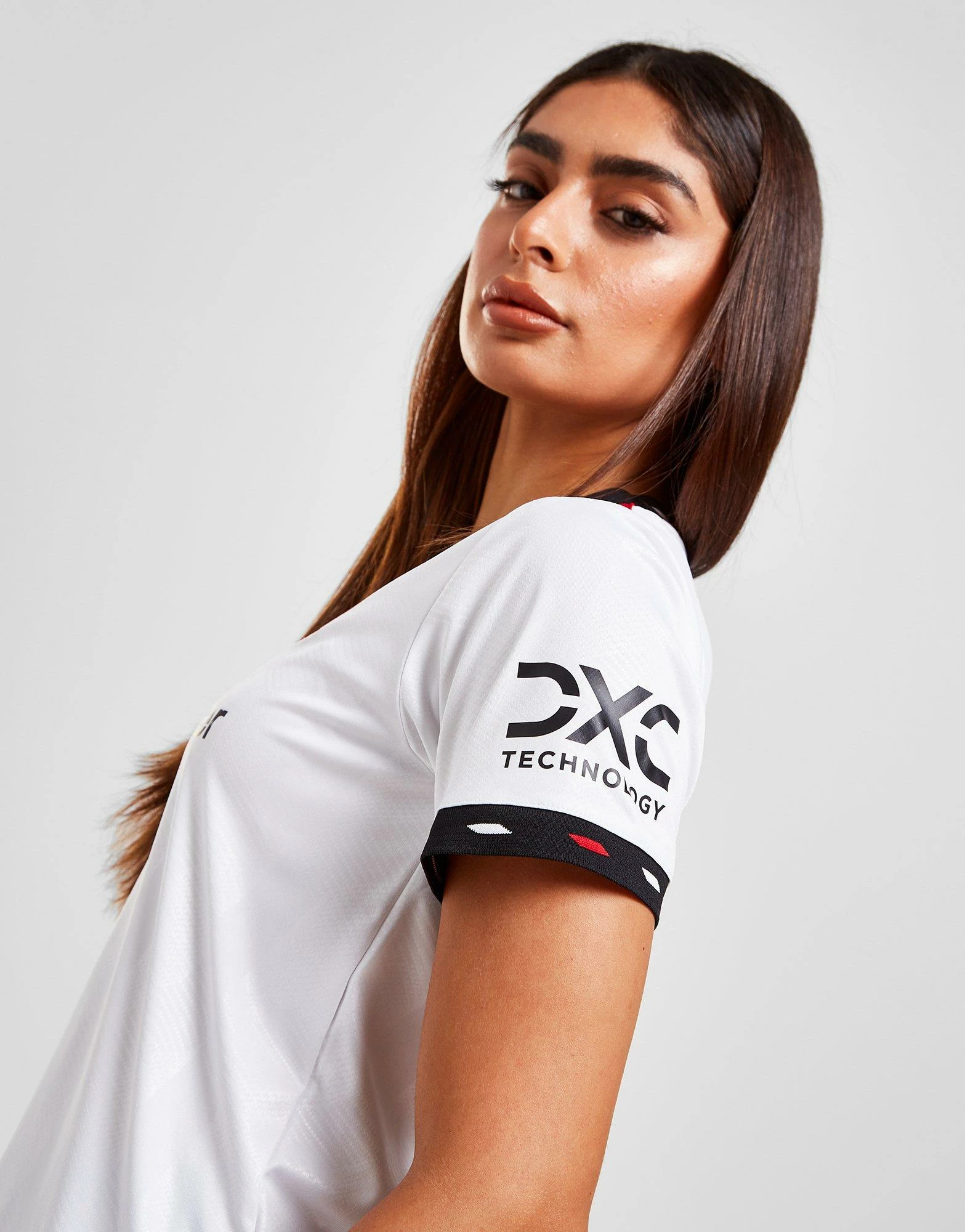 Adidas Manchester United FC 2022/23 Udebanetrøje Dame Hvid - Billede 4