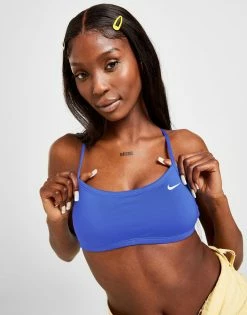 Nike Essential Racerback Bikini Top Blå