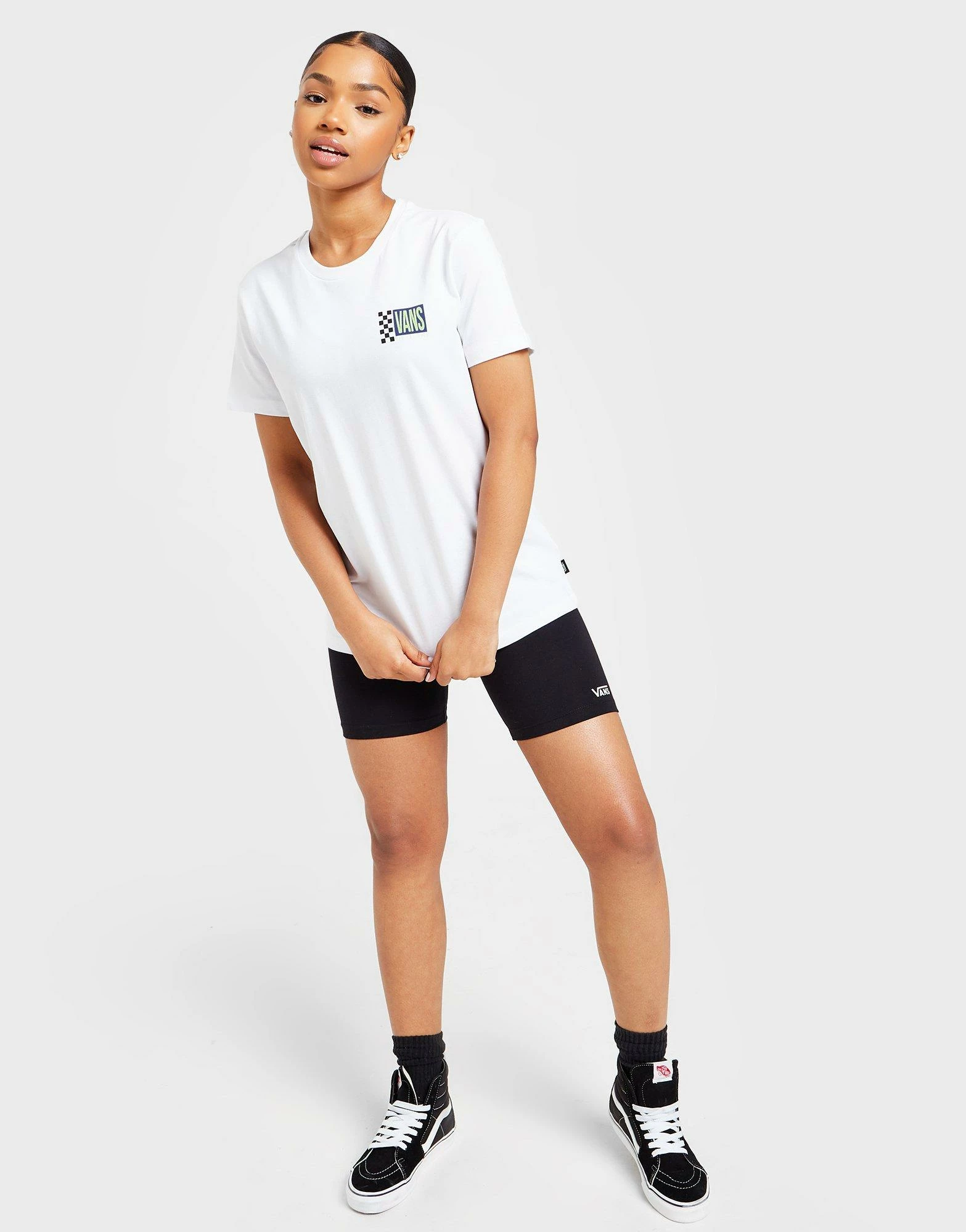 Vans Boyfriend T-Shirt Dame Hvid - Billede 5