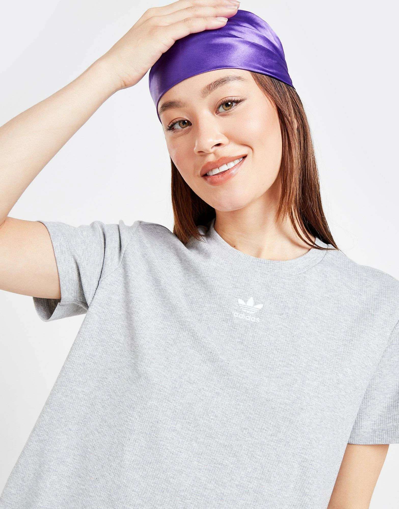 Adidas Originals Essential Boyfriend T-Shirt Dame Grå - Billede 4