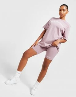 Gym King Script Cycle Shorts Pink