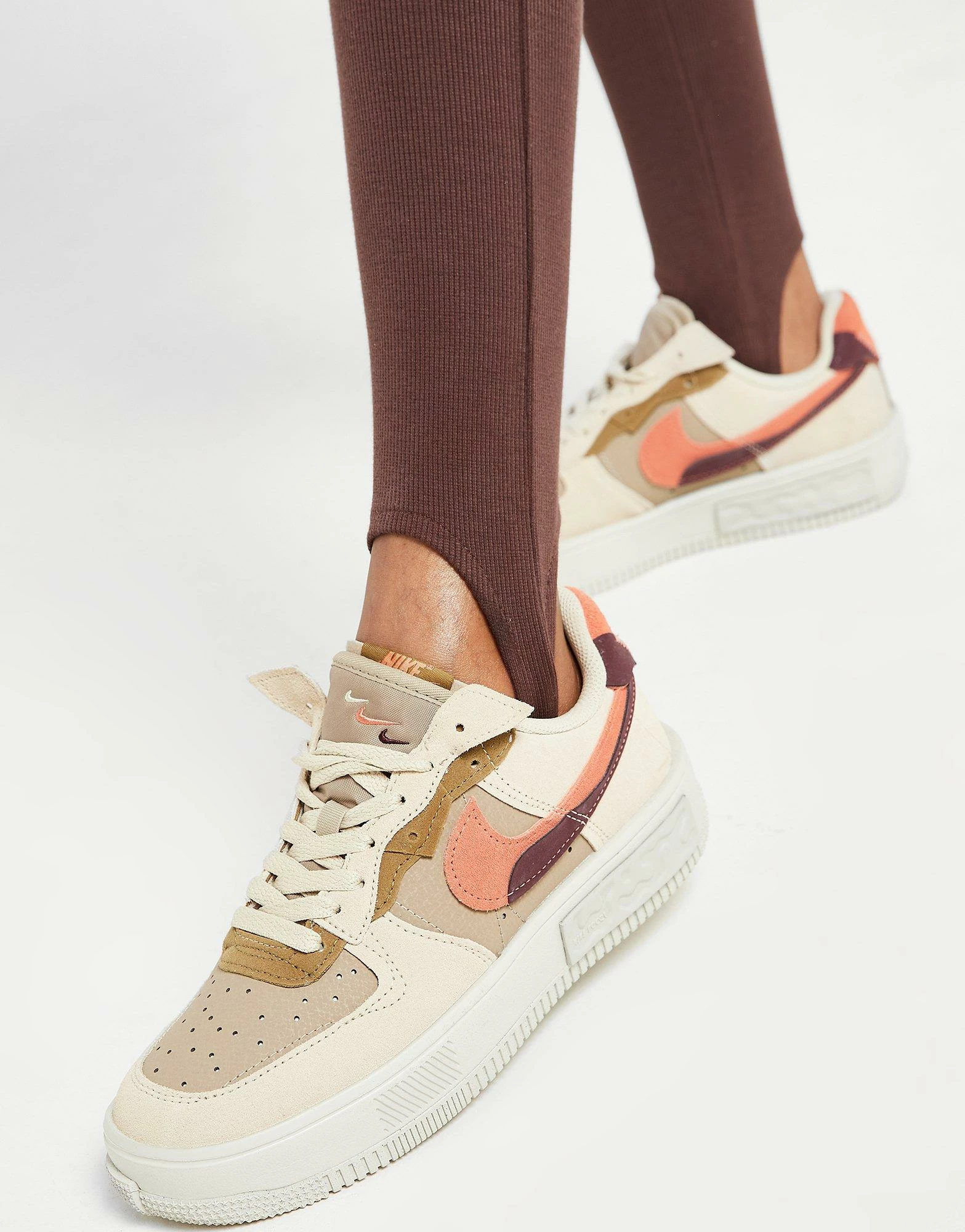 Supply & Demand Stirrup Ribbed Leggings Brun - Billede 3