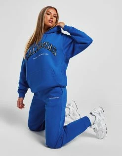 Supply & Demand Varsity Logo Joggers Blå