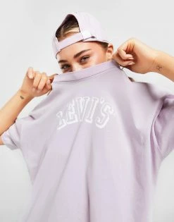 Levi's Varsity Boyfriend T-Shirt Lilla