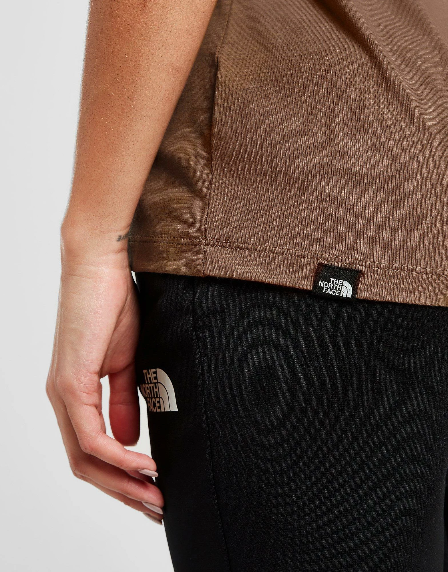 The North Face Box Logo T-Shirt Dame Brun - Billede 6