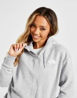 The North Face Dome Full Zip Hoodie Grå