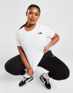 The North Face Plus Size Simple Dome T-Shirt Hvid