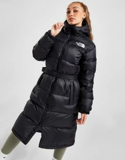 The North Face Long Nuptse Jacket Sort