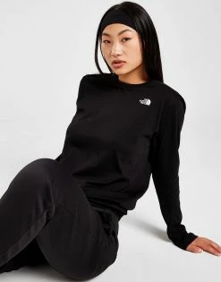 The North Face Dome Long Sleeve T-shirt Sort