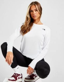 The North Face Dome Long Sleeve T-Shirt Hvid