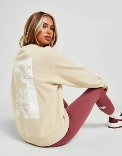 The North Face Graphic Crew Sweatshirt Beige