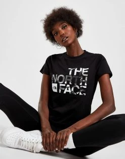 The North Face Coordinates Crop T-Shirt Sort