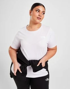 The North Face Plus Size Simple Dome T-Shirt Lilla