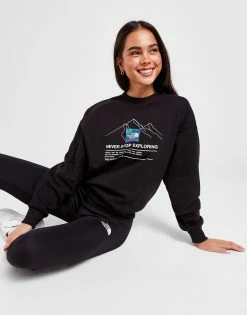 The North Face Mountain Shine Crew Sweatshirt Sort