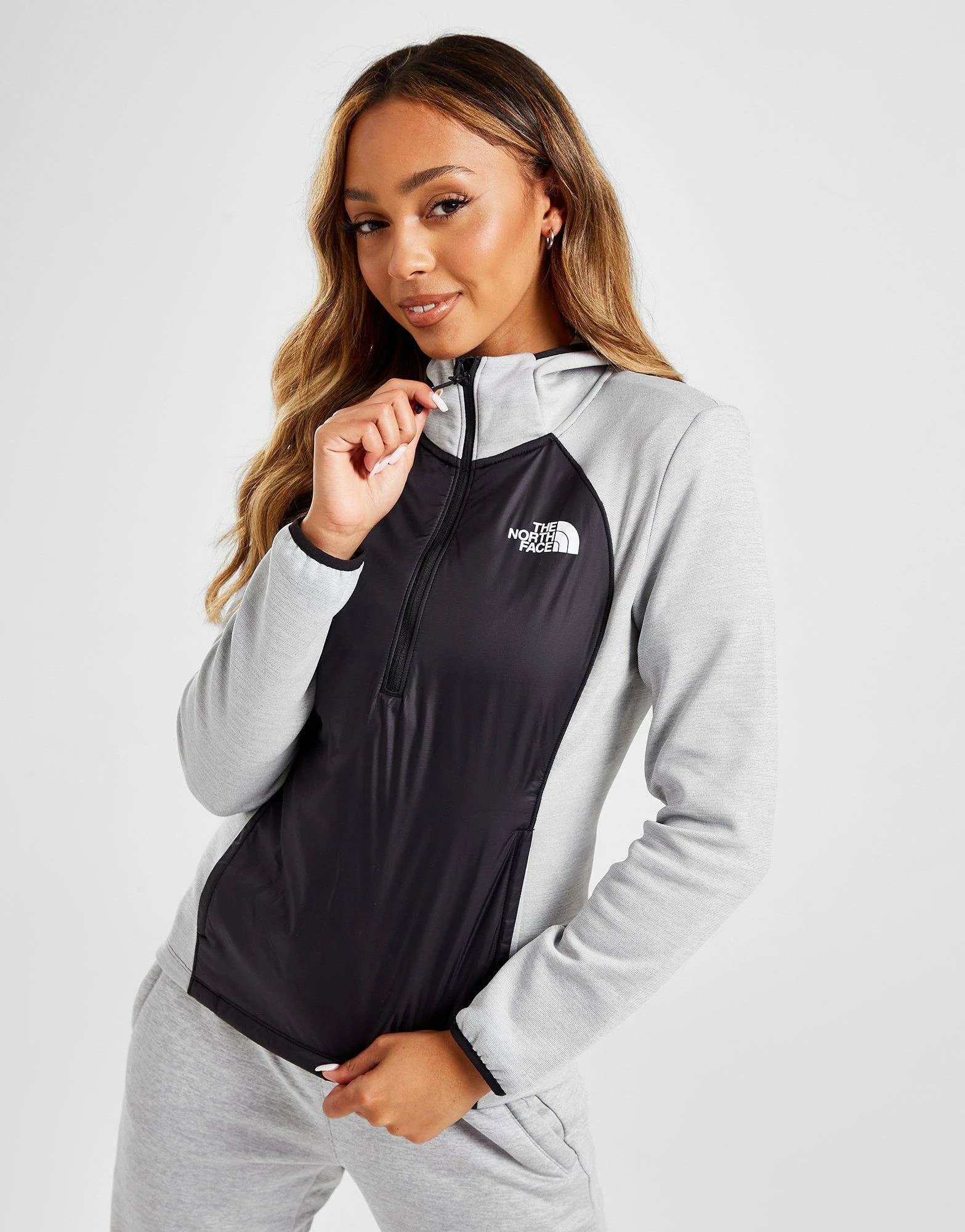 The North Face Hybrid 1/4 Zip Top Grå - Billede 3