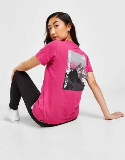The North Face Back Graphic T-Shirt Dame Pink