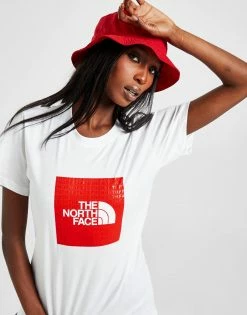 The North Face Box Logo T-Shirt Dame Hvid