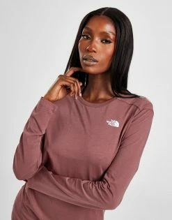 The North Face Dome Long Sleeve T-shirt Brun