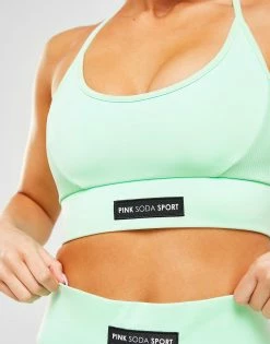 Pink Soda Sport Rib Panel Sports Bra Grøn 12 Pink Soda Sport Rib Panel Sports Bra Grøn -Pink Soda Sport shop jd 550834 e