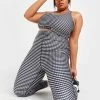 Pink Soda Sport Plus Size Gingham Tights Sort 1 Pink Soda Sport Plus Size Gingham Tights Sort -Pink Soda Sport shop jd 550917 a