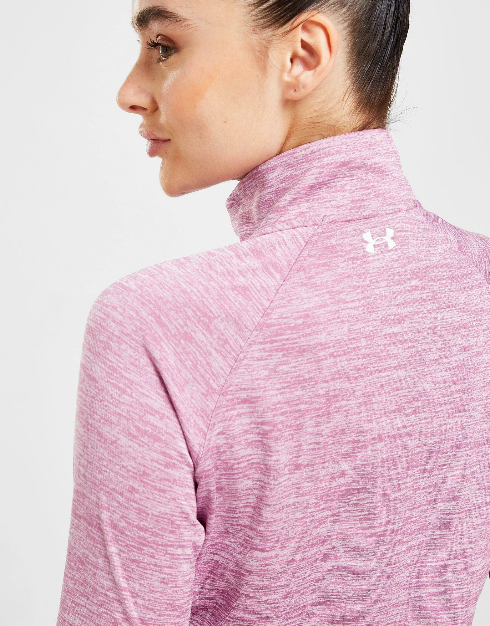 Under Armour Tech Wordmark 1/4 Zip Top Lilla - Billede 5