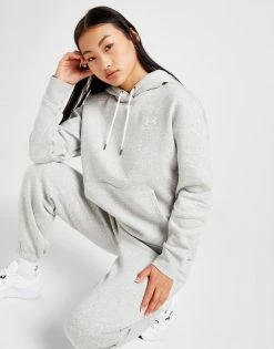 Under Armour Essential Fleece Ovearhead Hoodie Grå