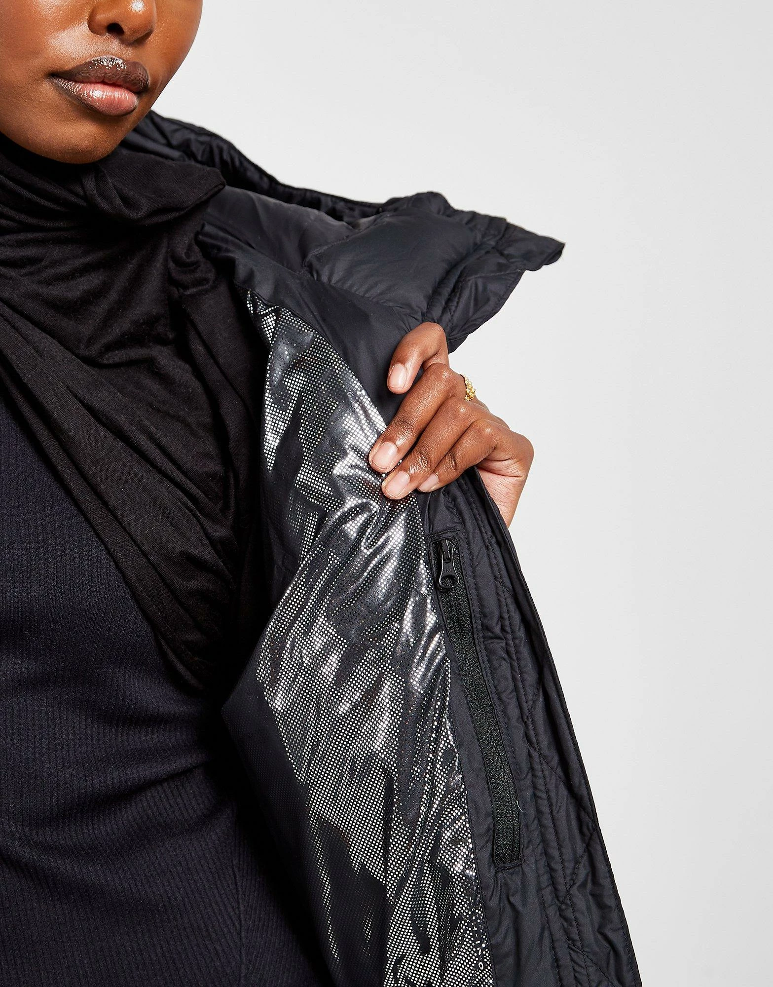 Columbia Pike Lake Long Jacket Sort - Billede 8