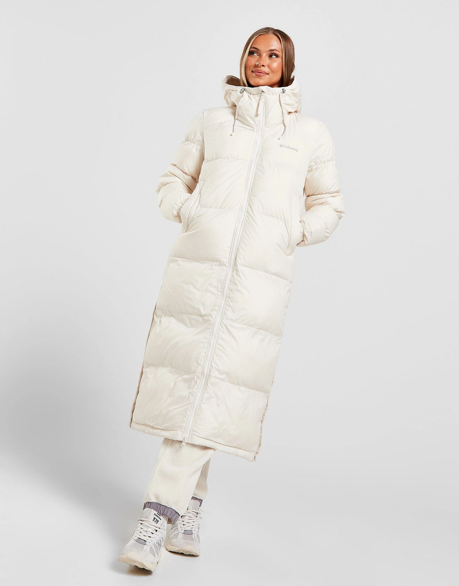 Columbia Pike Lake Long Jacket Hvid - Billede 4