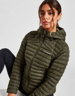 Berghaus Nula Micro Padded Jakke Dame Grøn
