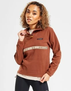 Berghaus Aztec 1/4 Zip Fleece Brun